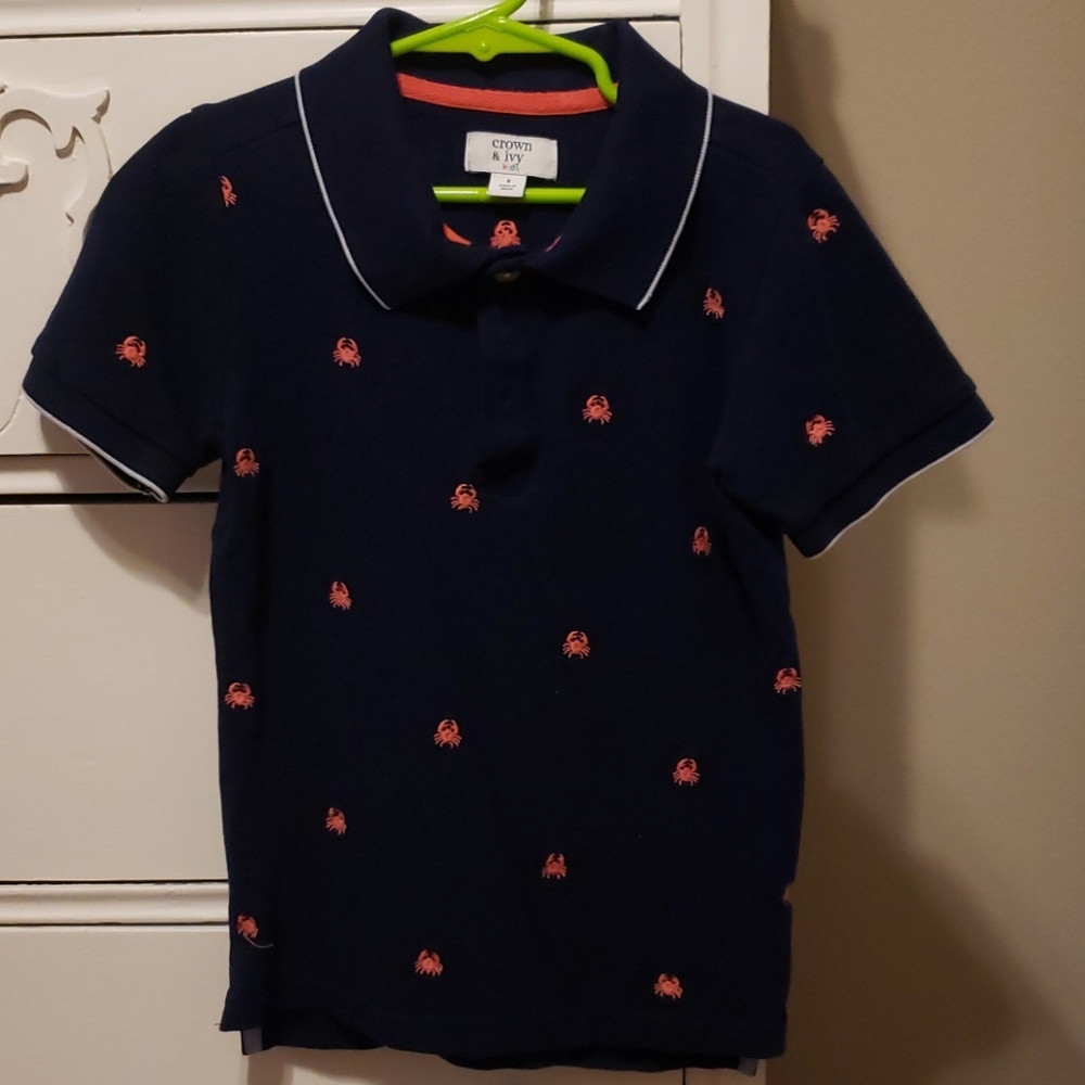 Crown & Ivy Navy Boy Shirt
